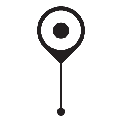 Black timeline icon