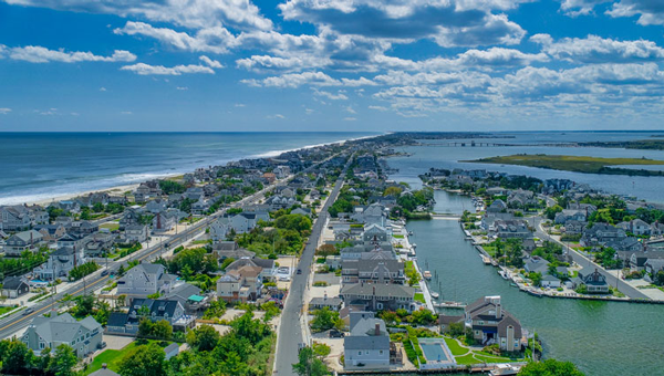 Homes by the ocean